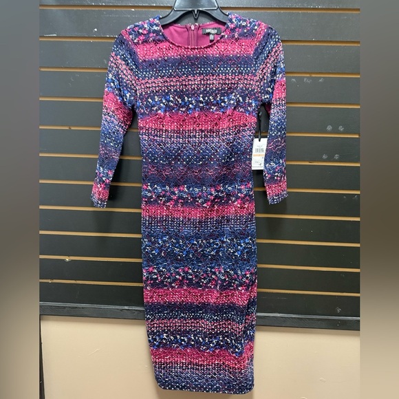 NWT Kensie Colorful Knit Women's Dress - Picture 1 of 3